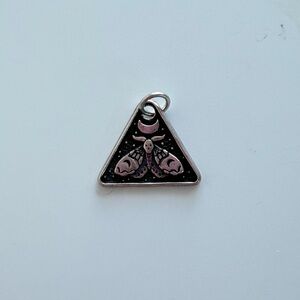 Sterling Silver Lunar Moth Pendant